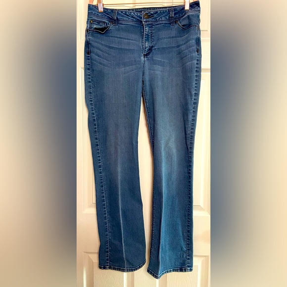Wrangler Womens Bootcut Jeans Size 36 x 32 Mid Rise Dark Wash Western - Picture 1 of 3